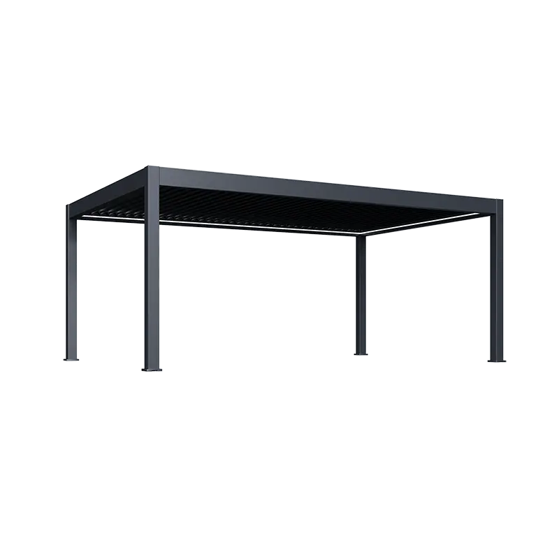 Orion Prestige E-LED Overkapping 400x600 cm - Antraciet - afbeelding 1