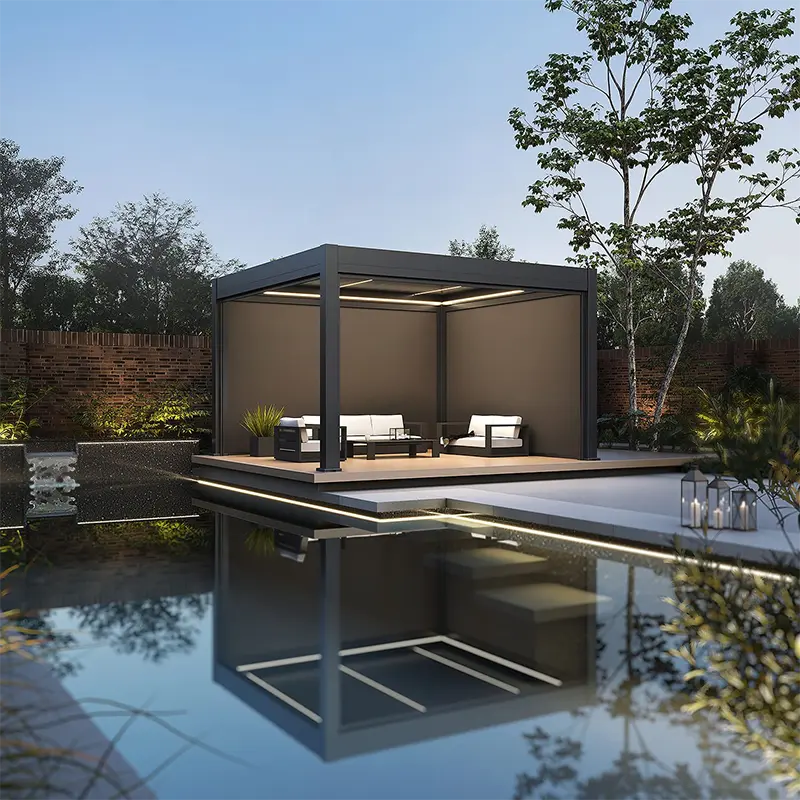 Orion Prestige E-LED Overkapping 400x600 cm - Antraciet - afbeelding 3