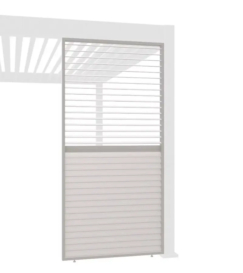 Orion shutterpaneel - Kantelbaar - Horizontaal - 113 cm - Kiezelgrijs - afbeelding 1