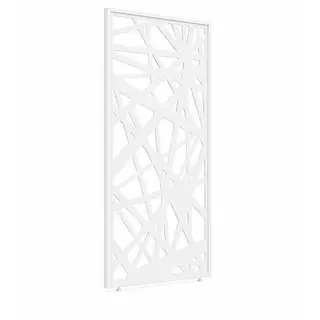 Orion Shutterpaneel - Vast - abstract-design - 113 cm - Wit