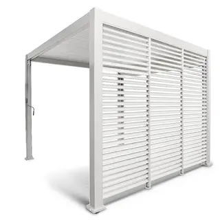 Orion shutterpaneel - Vast - Horizontaal - 113 cm - Kiezelgrijs - afbeelding 2