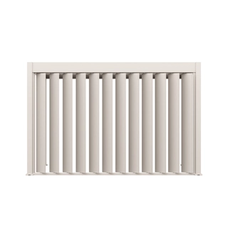 Orion Shutterwand - Kantelbaar - Verticaal - Voor 3,6 mtr zijkant - Kiezelgrijs - afbeelding 2
