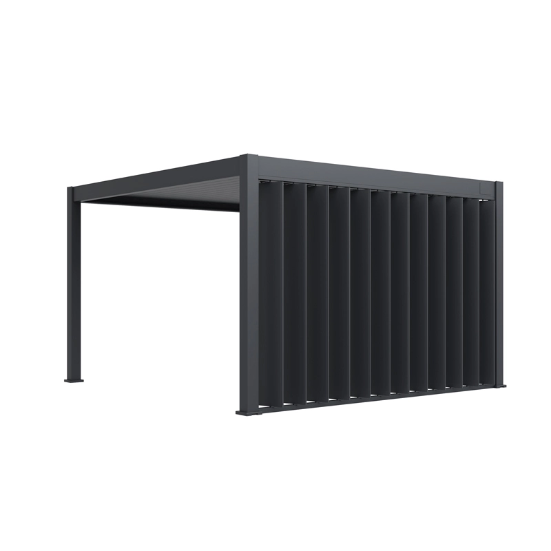 Orion Shutterwand - Kantelbaar - Verticaal - Voor 3 mtr zijkant - Antraciet - afbeelding 1