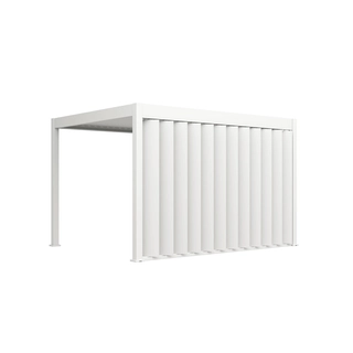 Orion Shutterwand - Kantelbaar - Verticaal - Voor 3 mtr zijkant - Wit - afbeelding 1