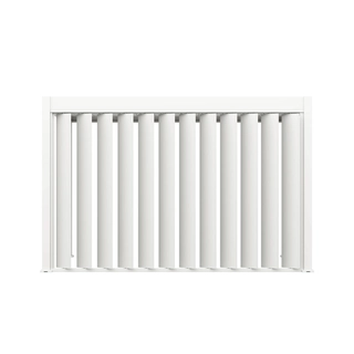 Orion Shutterwand - Kantelbaar - Verticaal - Voor 3 mtr zijkant - Wit - afbeelding 2