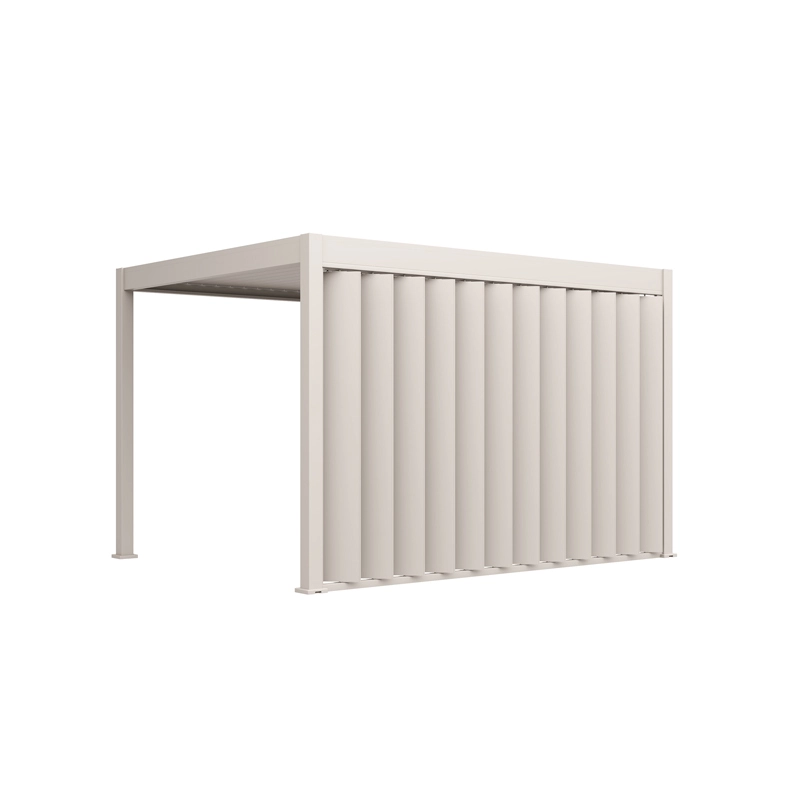 Orion Shutterwand - Kantelbaar - Verticaal - Voor 4 mtr zijkant - Kiezelgrijs - afbeelding 1