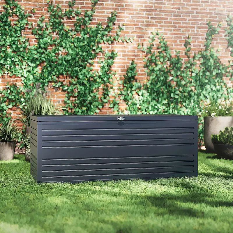 Orion Sit & Store - Aluminium opbergbox - 590L - Antraciet - afbeelding 3