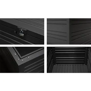 Orion Sit & Store - Aluminium opbergbox - 590L - Antraciet - afbeelding 2