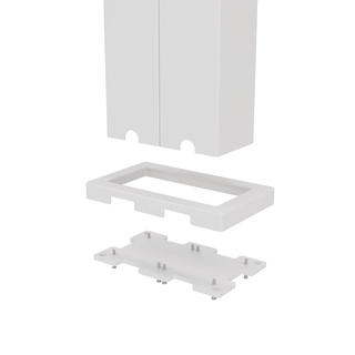 Orion verbindingsset - 300 cm - Voor 3 meter zijkant - Wit - afbeelding 2