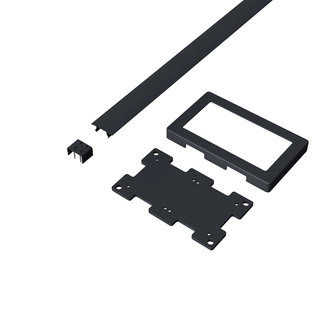 Orion verbindingsset - 360 cm - Voor 3,6 meter zijkant - Antraciet
