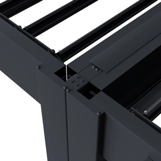 Orion verbindingsset - 400 cm - Voor 4 meter zijkant - Antraciet - afbeelding 2