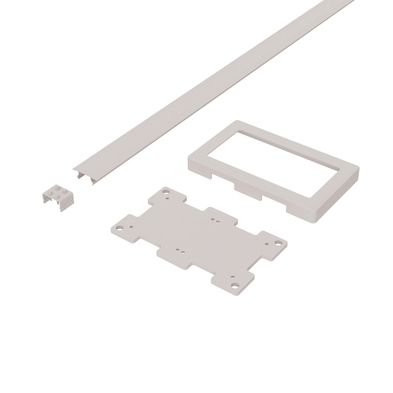 Orion verbindingsset - 400 cm - Voor 4 meter zijkant - Kiezelgrijs - afbeelding 1