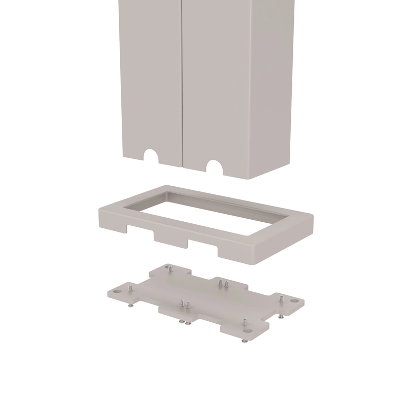 Orion verbindingsset - 400 cm - Voor 4 meter zijkant - Kiezelgrijs - afbeelding 2