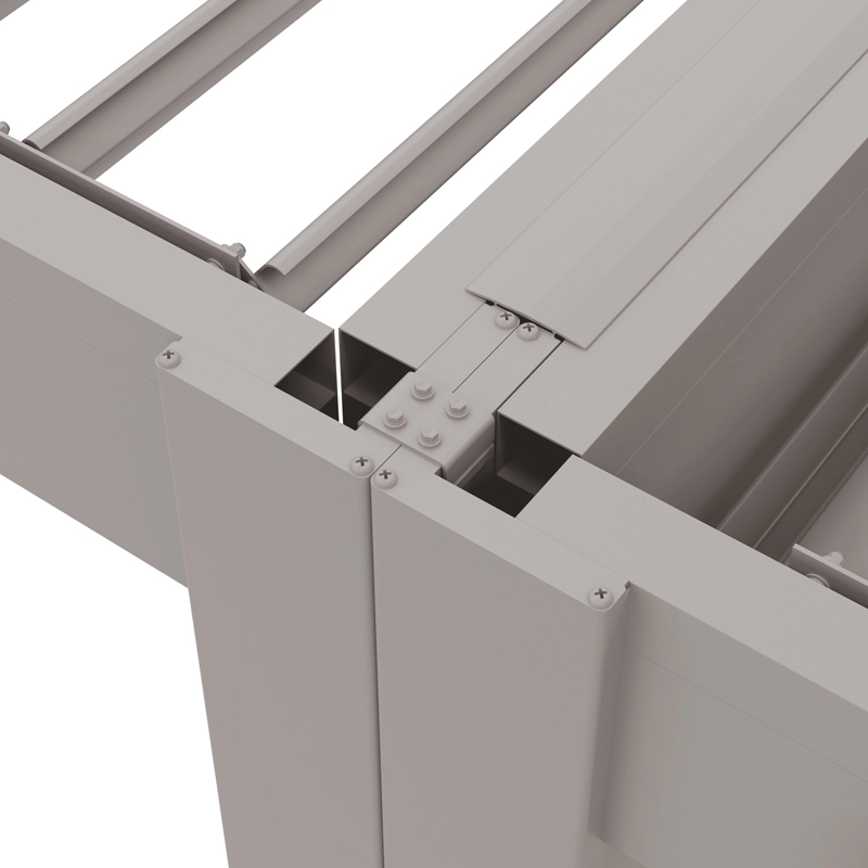 Orion verbindingsset - 400 cm - Voor 4 meter zijkant - Kiezelgrijs - afbeelding 3