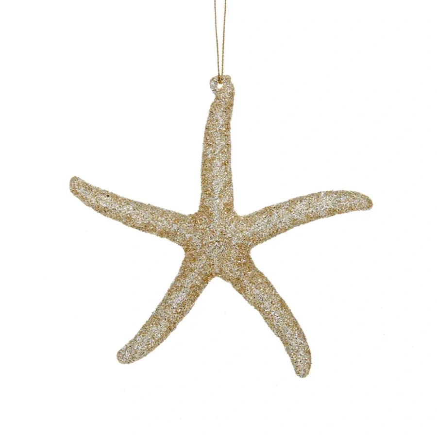 Kurt S. Adler Ornament Zeester Goud - 13 cm