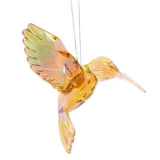 Kurt S. Adler Ornament Kolibrie Goud Transparant - 7 cm