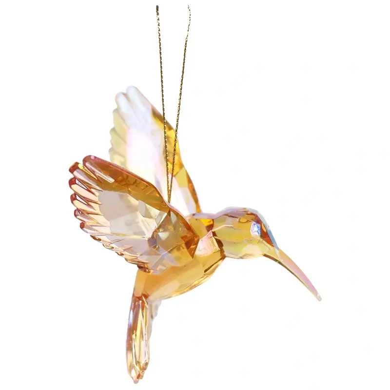 Kurt S. Adler Ornament Kolibri Geel - 10 cm