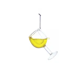 Kurt S. Adler Ornament Witte Wijn Glas - 6 cm