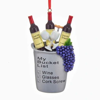 Kurt S. Adler Ornament My Bucket List - 11 cm