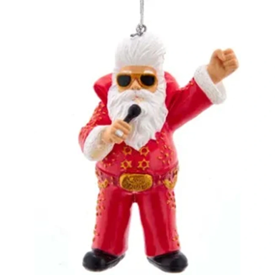 Kurt S. Adler Ornament Elvis Kerstman - 10 cm