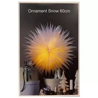 Papier Ornament Snow B - 60 cm