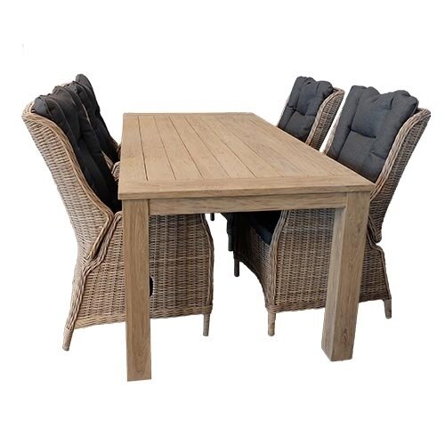 Buitengewoon Boet Osborne Teak Diningset - VW - afbeelding 2