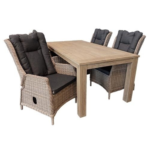 Buitengewoon Boet Osborne Teak Diningset - VW - afbeelding 1