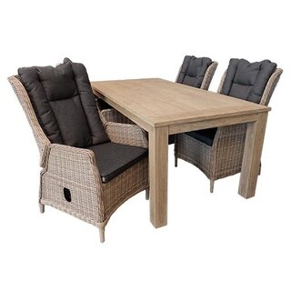 Buitengewoon Boet Osborne Teak Diningset - VW - afbeelding 1