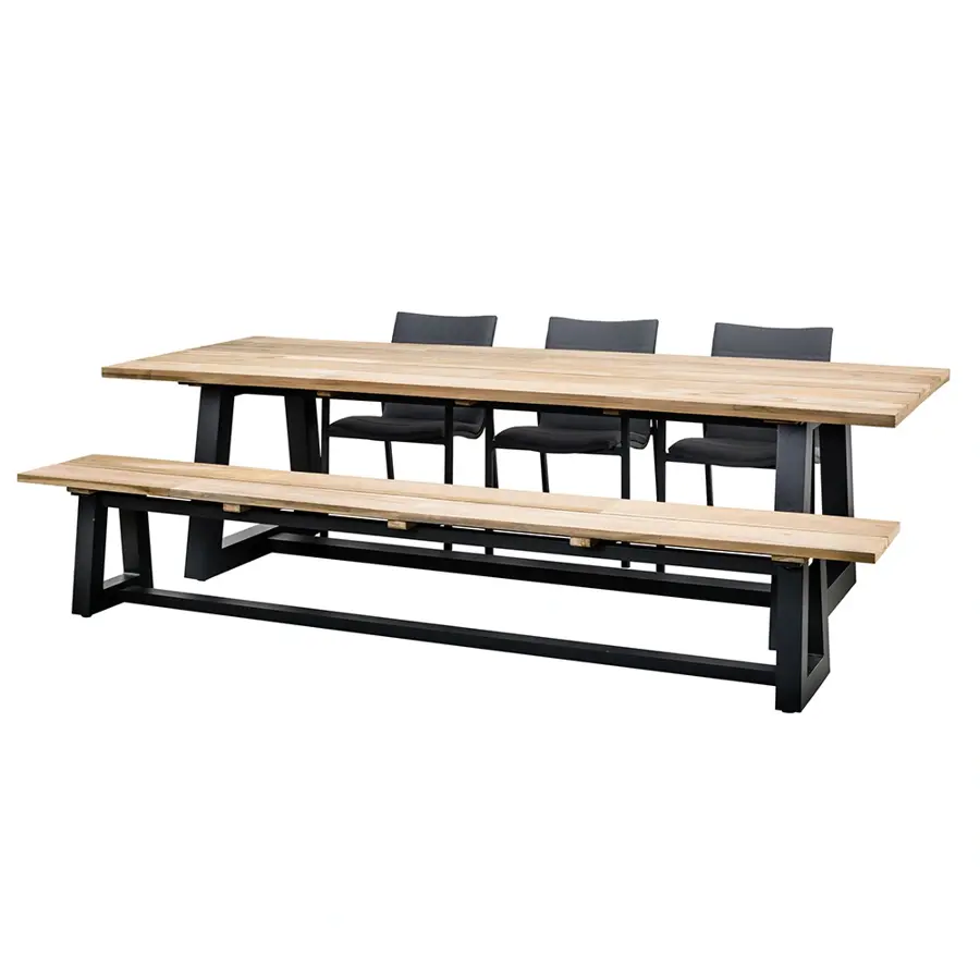 SUNS Ovada Dining Tuinbank - 280x40 cm - afbeelding 2