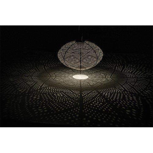 Lumiz Solar Lampion Oval 40 - Ikat - Goud - afbeelding 2