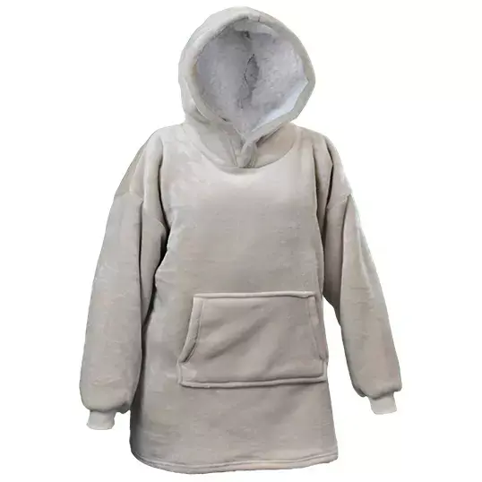 Unique Living Fleece Hoodie - Grijs