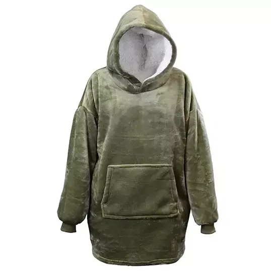 Unique Living Fleece Hoodie - Groen