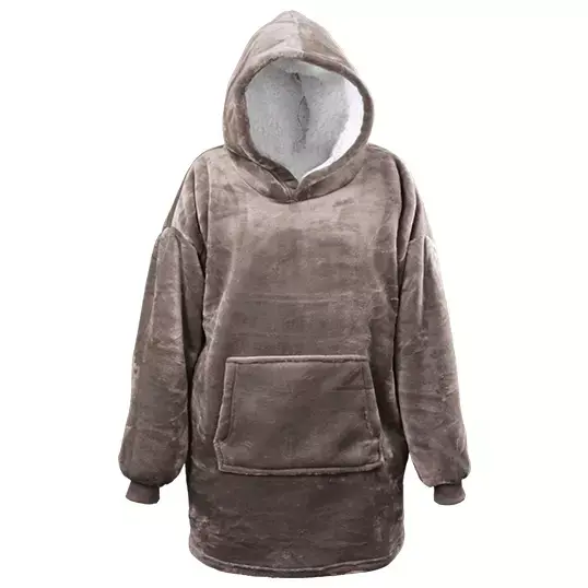Unique Living Fleece Hoodie - Taupe