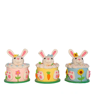 Paashaasje Cupcake Hanger Klei - Assorti | Tuincentrum De Boet