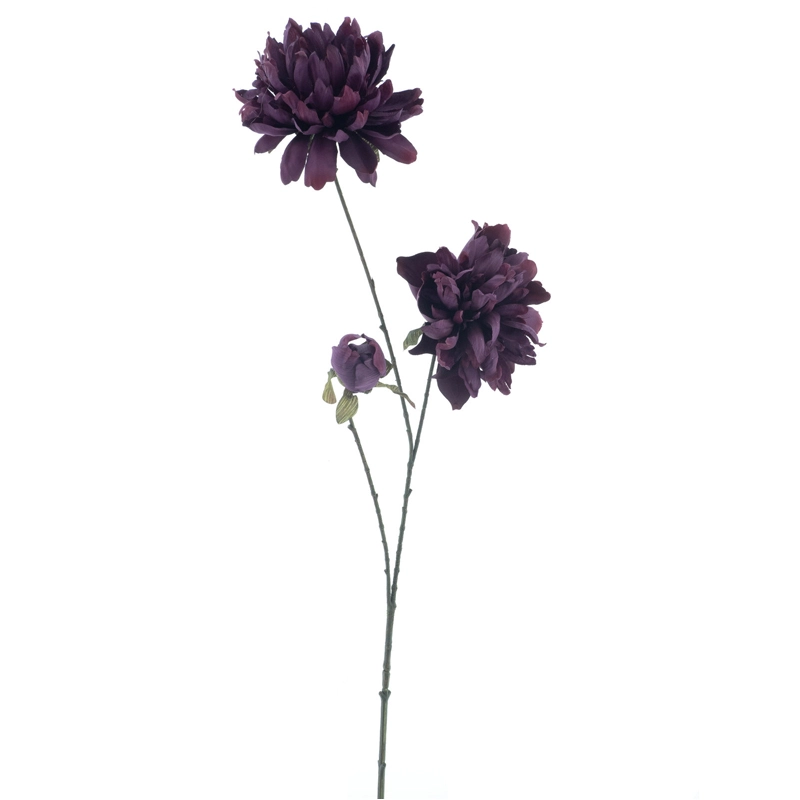 Kunstbloem Paeony Elin Paars - 93 cm