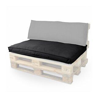 Unique Living Zit Palletkussen Luana 80x120 cm - Black