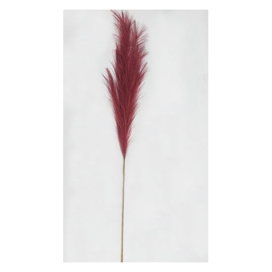 Kunst Pampas gras - 100cm - Rood