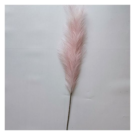 Kunst Pampas gras 130 cm - Licht roze - afbeelding 1