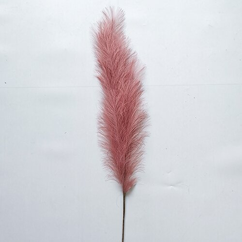 Kunst Pampas gras 130 cm - Roze - afbeelding 1