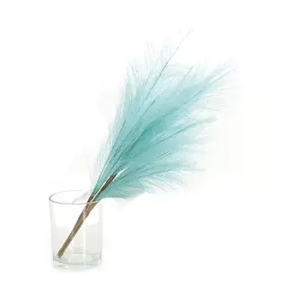 Kunst Pampas Gras 60 cm - Turquoise