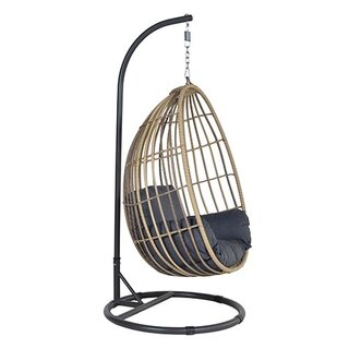Garden Impressions Panama Hangstoel Egg - Naturel/Black - afbeelding 2
