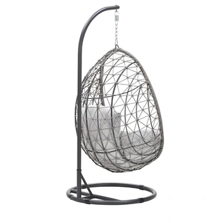 Garden Impressions Panama Hangstoel Egg - Black/Valley Sand - afbeelding 3