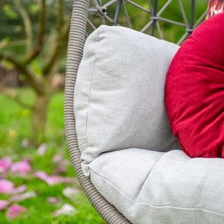 Garden Impressions Panama Hangstoel Egg - Black/Valley Sand - afbeelding 5