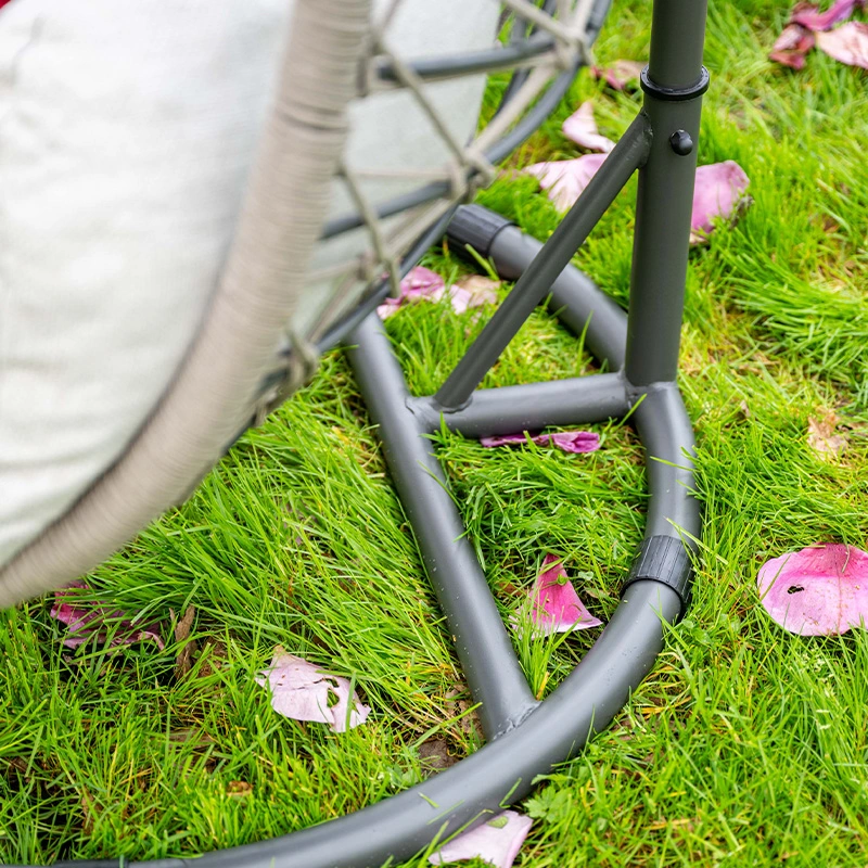 Garden Impressions Panama Hangstoel Egg - Black/Valley Sand - afbeelding 6