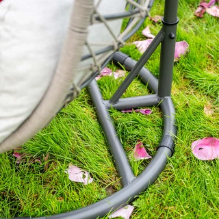 Garden Impressions Panama Hangstoel Egg - Black/Valley Sand - afbeelding 6