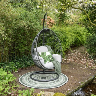 Garden Impressions Panama Hangstoel Egg - Earl Grey/Valley Sand - afbeelding 4