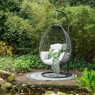 Garden Impressions Panama Hangstoel Egg - Earl Grey/Valley Sand - afbeelding 5