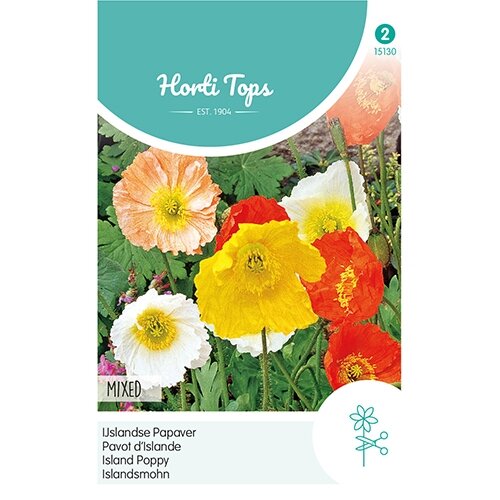 Horti Tops Papaver, IJslandse Papaver gemengd - afbeelding 1