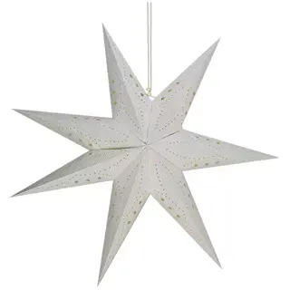 Papier Ster 60 cm - Wit Relief