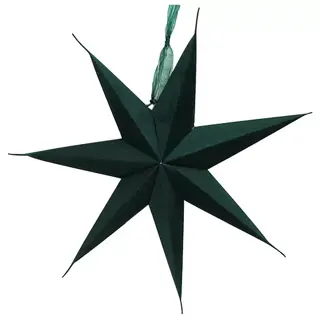 Papier Ster Velvet 60 cm - Groen